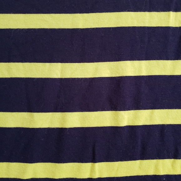 Saint Tropez West Navy Blue & Yellow Dress sz Med - Picture 3 of 3